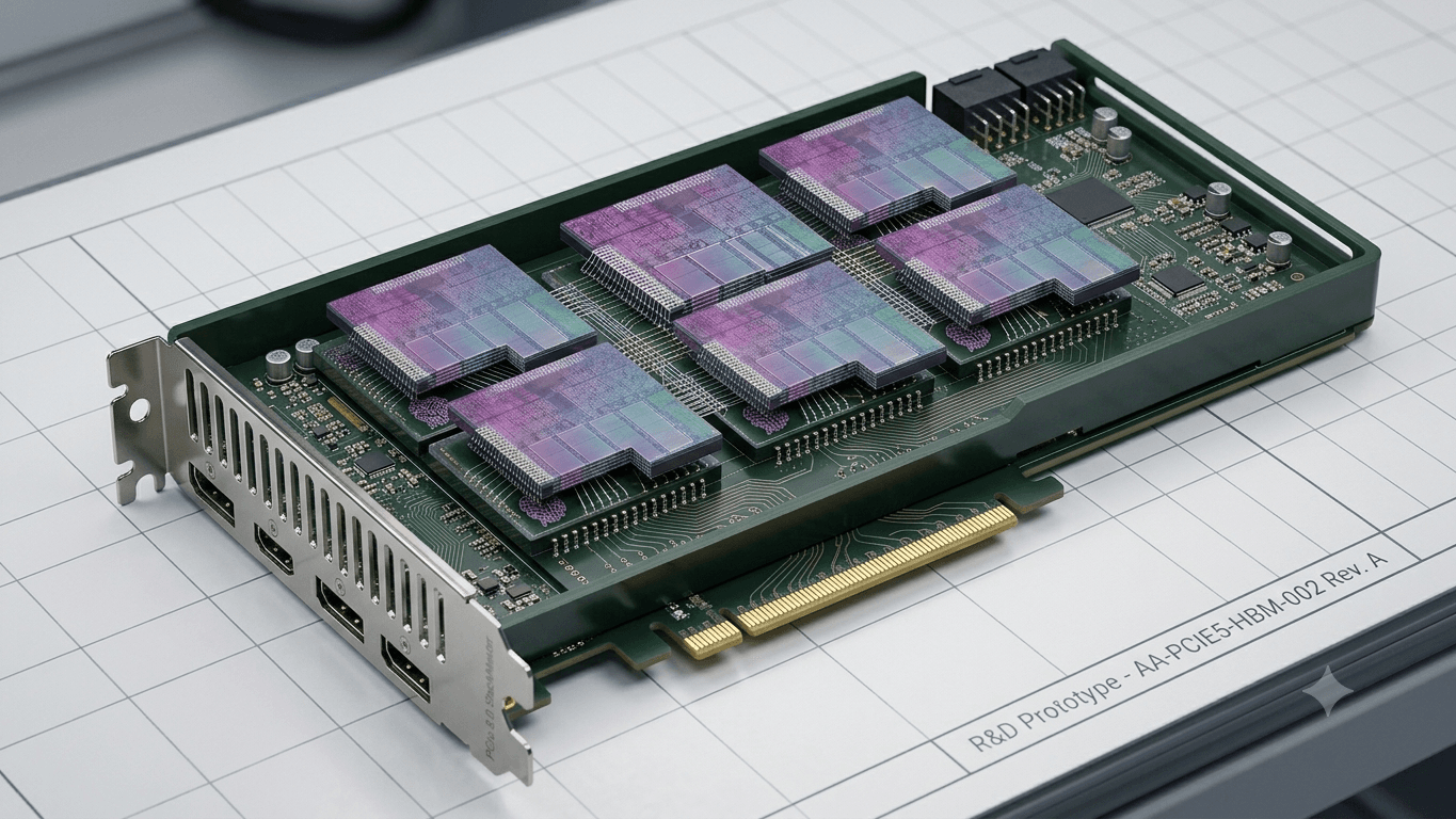 Surface EDGE Processor — PCIe 5.0 R&D prototype board